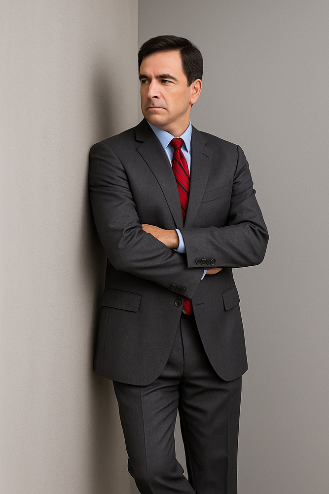 Authentic Statement Brand Men's Grey 2-button Suit - High End Suits - High Quality Suits