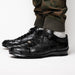 Marco Di Milano Bari Black Lizard Patchwork Sneakers