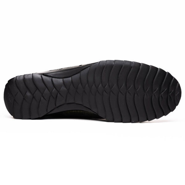 Marco Di Milano Bari Green Lizard Patchwork Sneakers