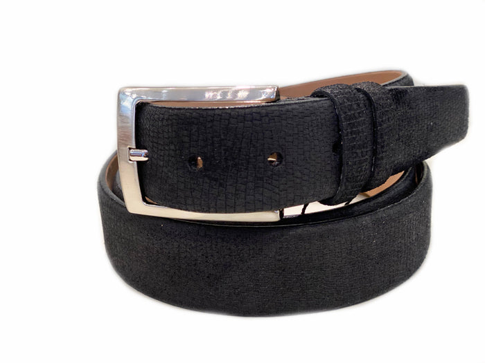 CBelt -1547  Design Suede Belt - Navy Suede