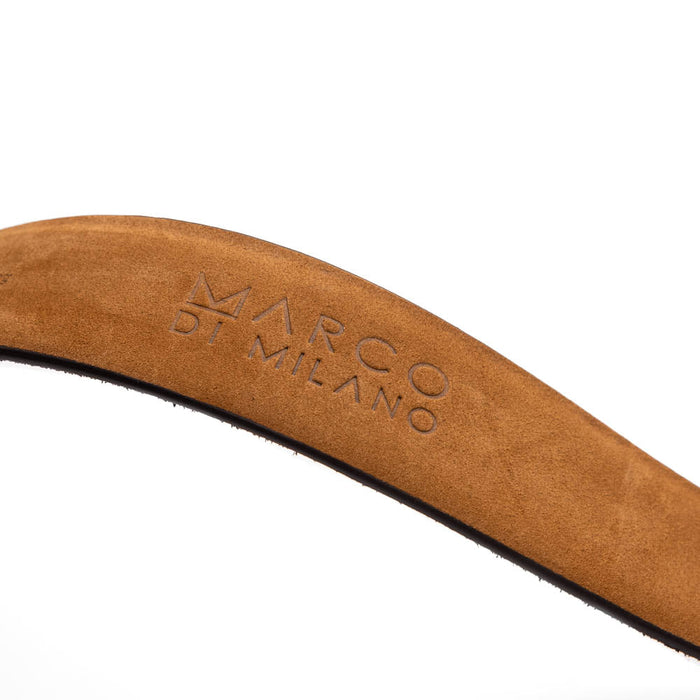 Marco Di Milano Riccardo Belt Navy Leather Shoe