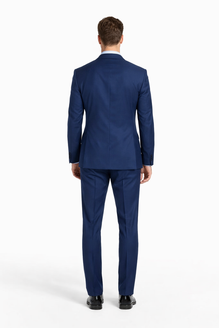 Bertolini Silk & Fabric Suit Black- High End Suits - High Quality Suits