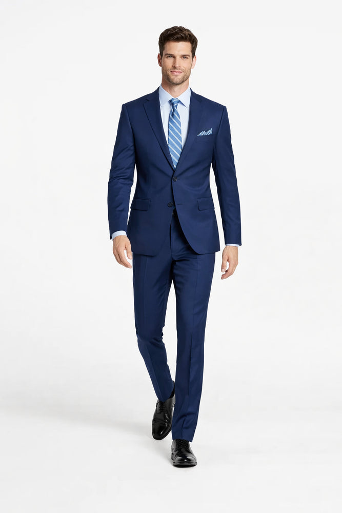 Bertolini Silk & Fabric Suit Black- High End Suits - High Quality Suits