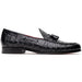 Marco Di Milano Bianchi Black Leather Luxury Shoe
