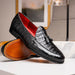 Marco Di Milano Bianchi Black Leather Luxury Shoe