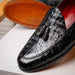Marco Di Milano Bianchi Black Leather Luxury Shoe