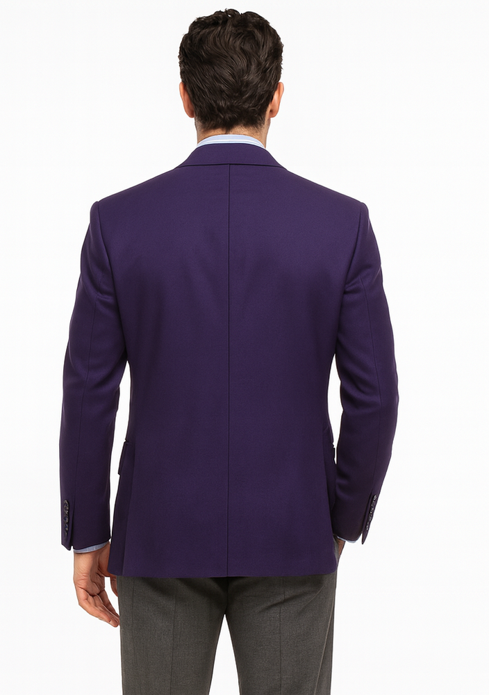 Big and Tall & Extra Long Sizes Men's Blazer With Brass Buttons