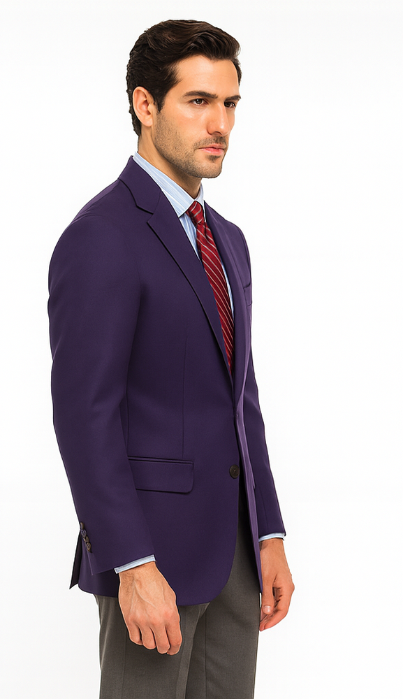 Big and Tall & Extra Long Sizes Men's Blazer With Brass Buttons