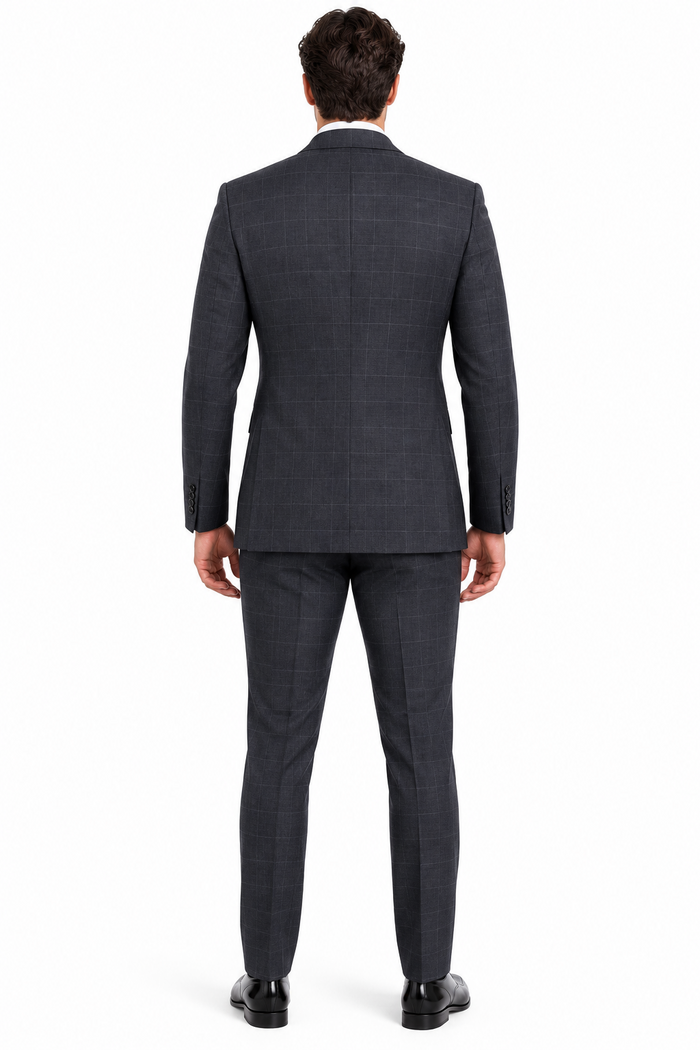 Big And Tall Solid Color Men's Plus Size Men's Suits For Big Guys
