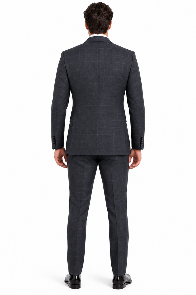 Big And Tall Solid Color Men's Plus Size Men's Suits For Big Guys