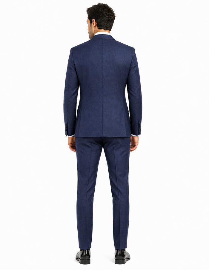 Big And Tall Solid Color Men's Plus Size Men's Suits For Big Guys