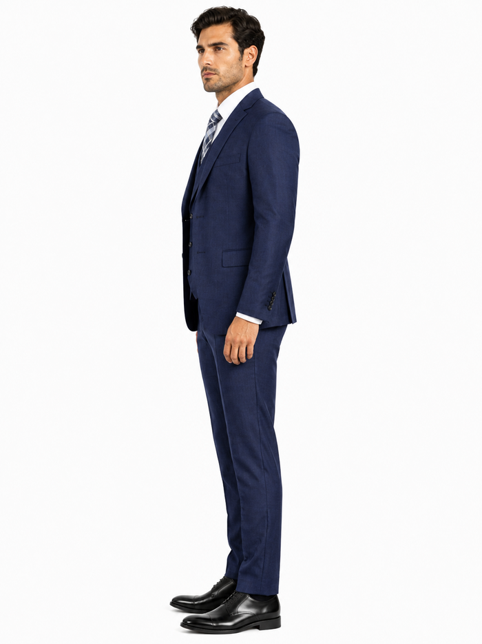 Big And Tall Solid Color Men's Plus Size Men's Suits For Big Guys