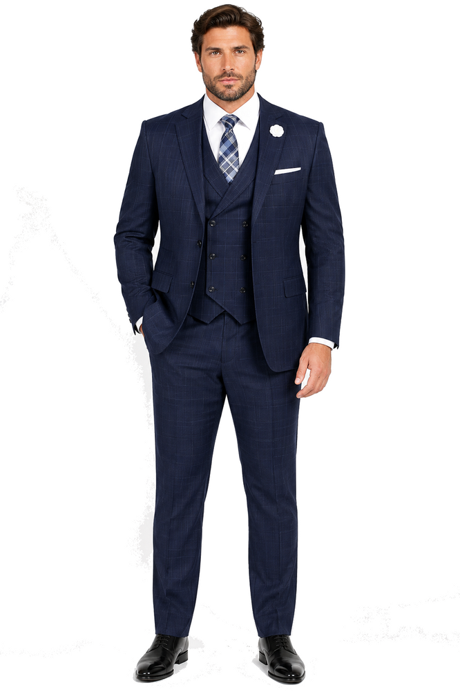 Big And Tall Solid Color Men's Plus Size Men's Suits For Big Guys