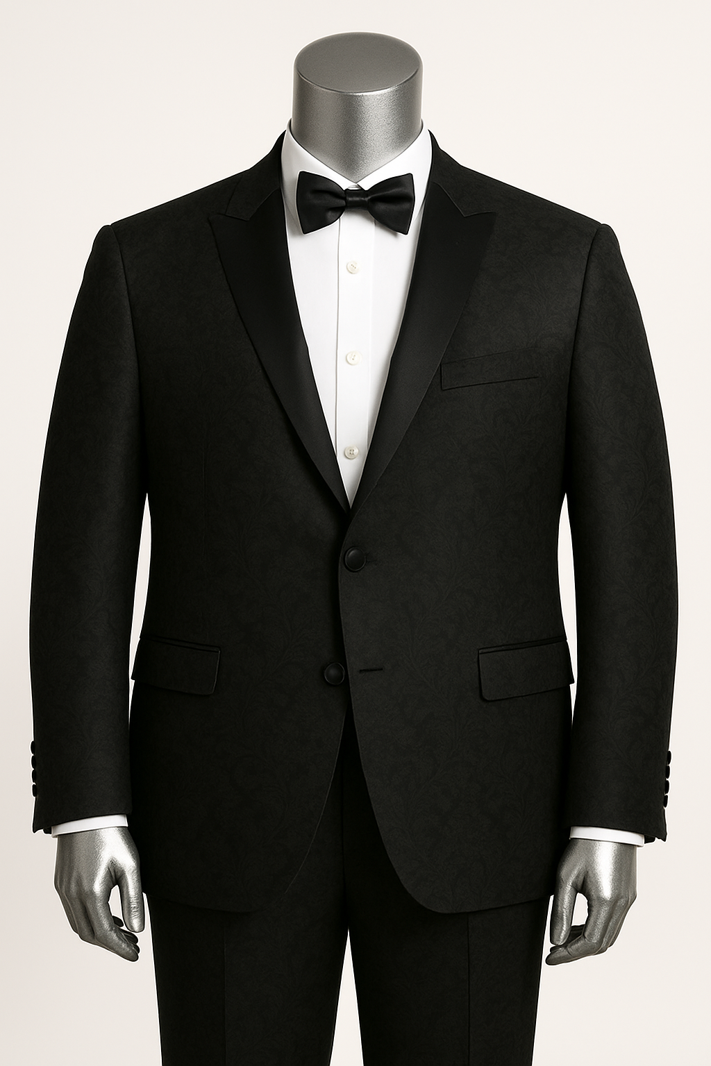 Big and Tall Mens Tuxedos Jacket - Big and Tall Dinner Jacket Bowtie Included - For Big Guys main image 1