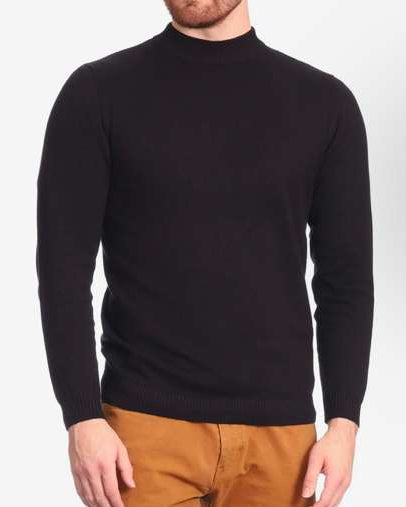 black-mock-neck-sweater