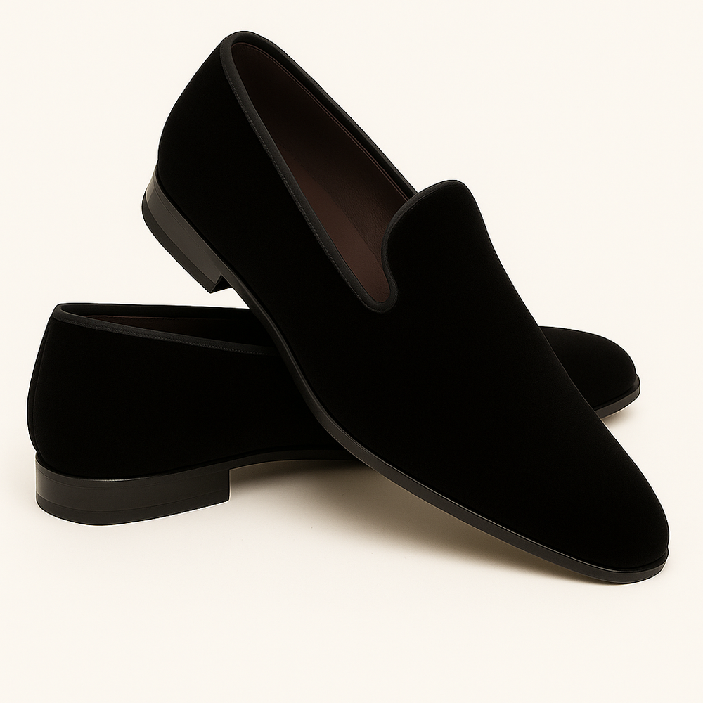 Lublin Velvet Black By Mezlan Made In Spain Brand