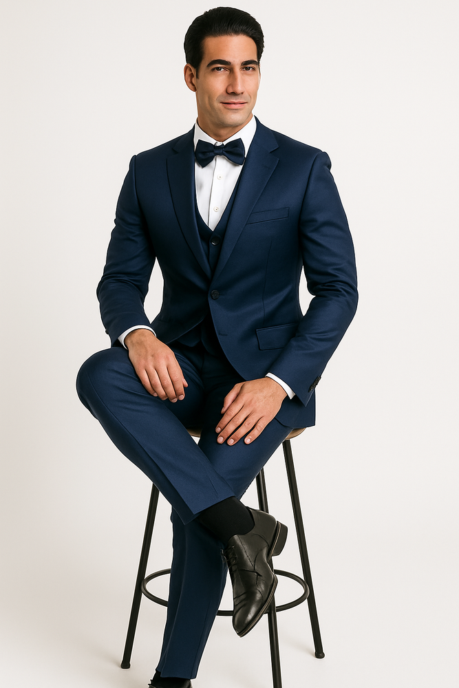 groomfit-Blue-satin-tuxedo-ensemble