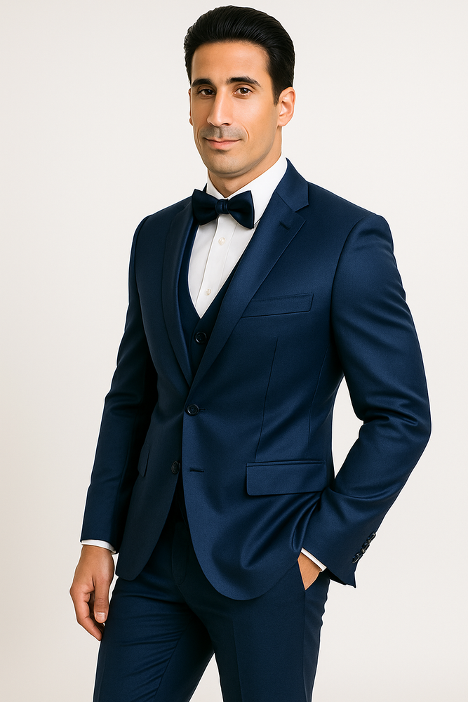groomfit-Blue-satin-tuxedo-ensemble