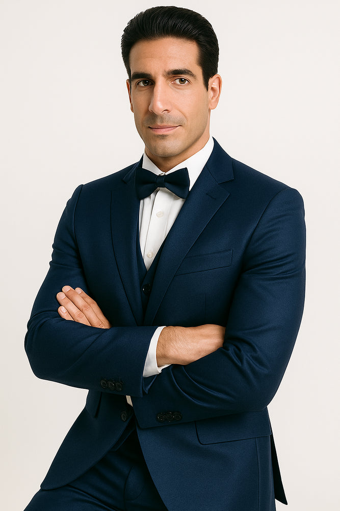 groomfit-Blue-satin-tuxedo-ensemble