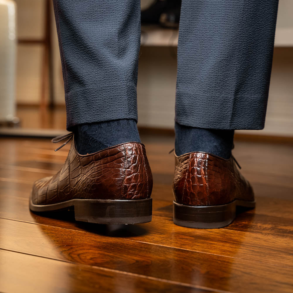 Marco_Di_Milano Bono Brown Luxury Leather Shoe