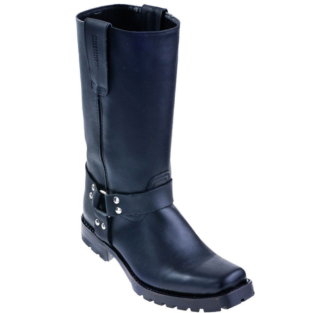 Bota Biker Piel Vacuna LAB-55T5405 - Los Altos Boots