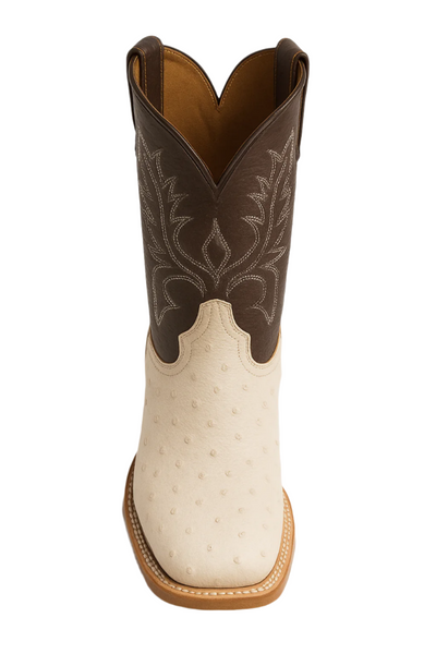 Botas de Avestruz Panza Suave Horma Ancha LAB-8279728