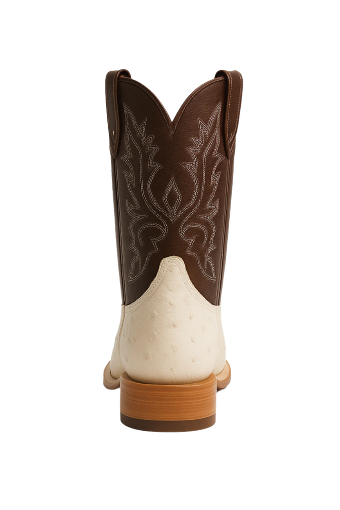 Botas de Avestruz Panza Suave Horma Ancha LAB-8279728