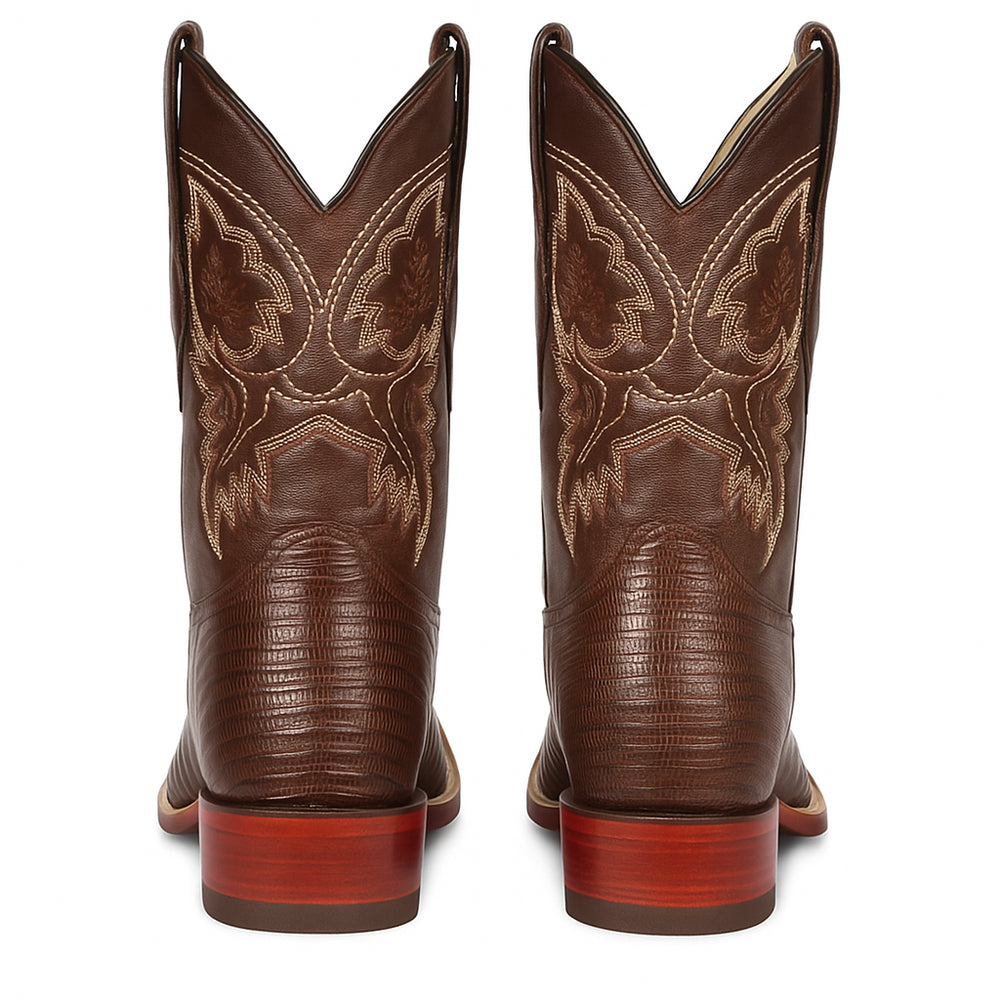 Botas Cuadrada de Armadillo Lizard Original