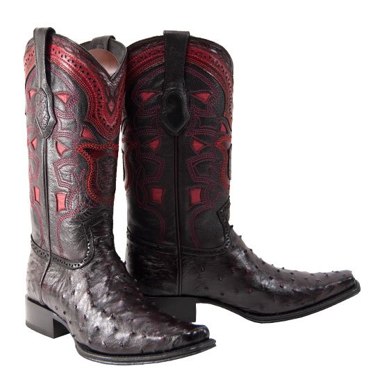 Botas de Avestruz Original Horma Europea LAB-760318