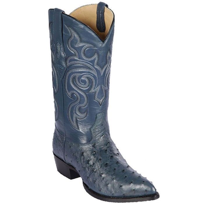 Botas de Avestruz Original Horma Puntal - B - Los Altos Boots