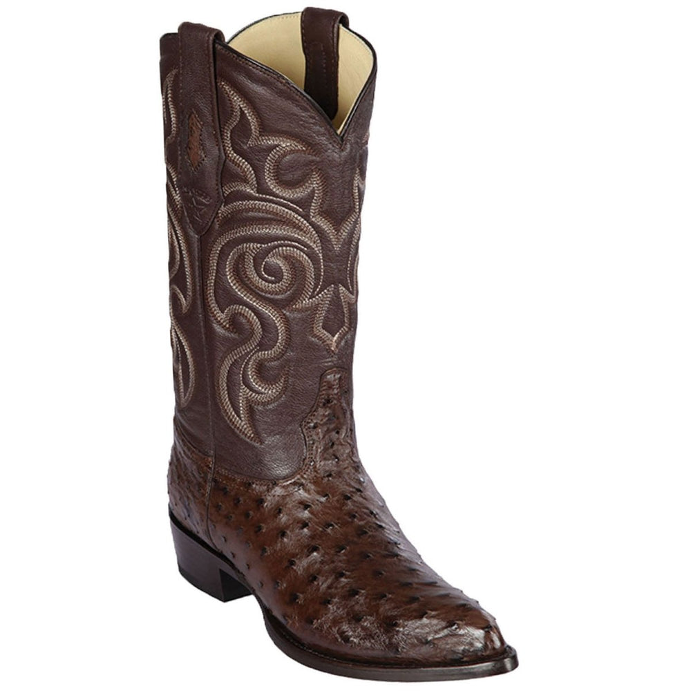 Botas de Avestruz Original Horma Puntal - B - Los Altos Boots