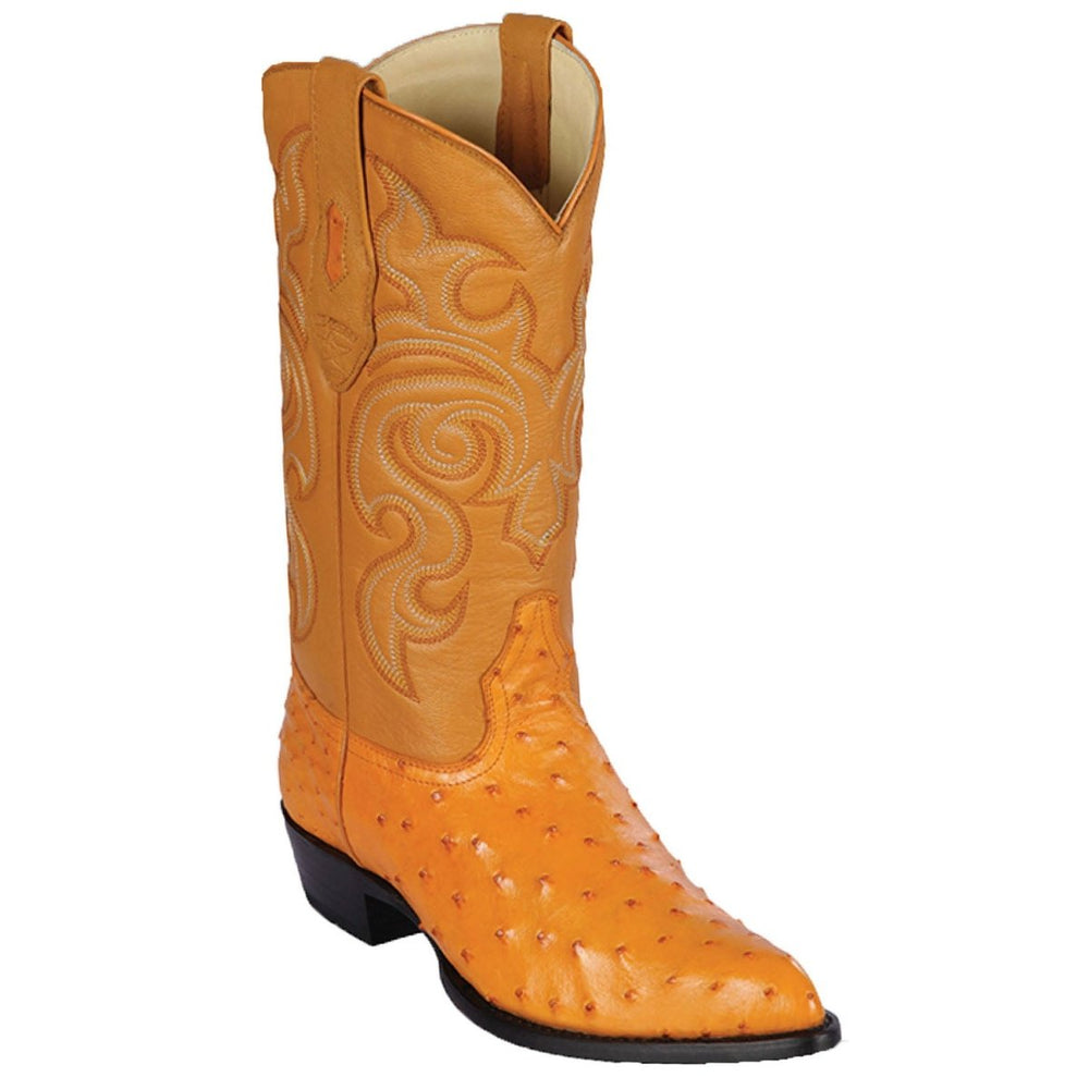 Botas de Avestruz Original Horma Puntal C - Los Altos Boots