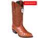 Botas de Avestruz Original Horma Puntal WW-29903 - Los Altos Boots