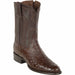 Botas de Avestruz Original Horma Roper con Zipper - Los Altos Boots