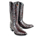 Botas de Avestruz Original Punta Redonda LAB-6503 - Los Altos Boots