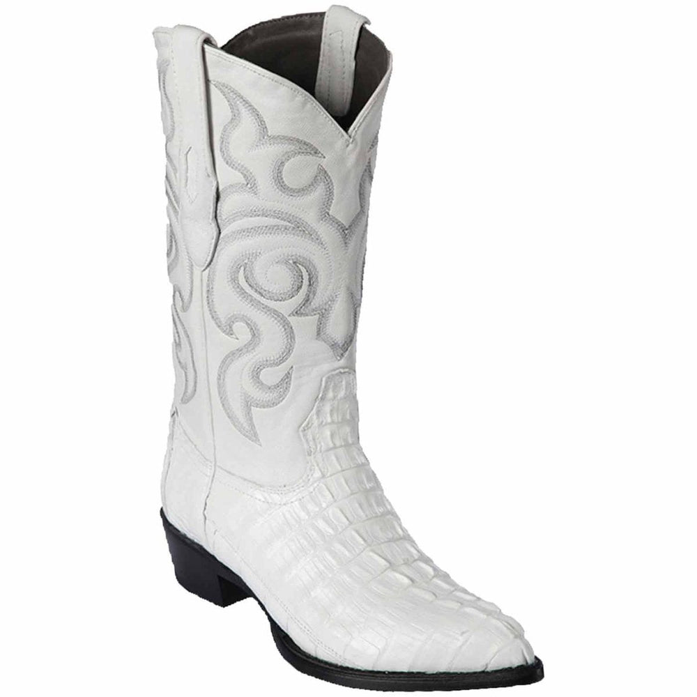 Botas de Cocodrilo - Caiman Cola Horma Puntal - A - Los Altos Boots