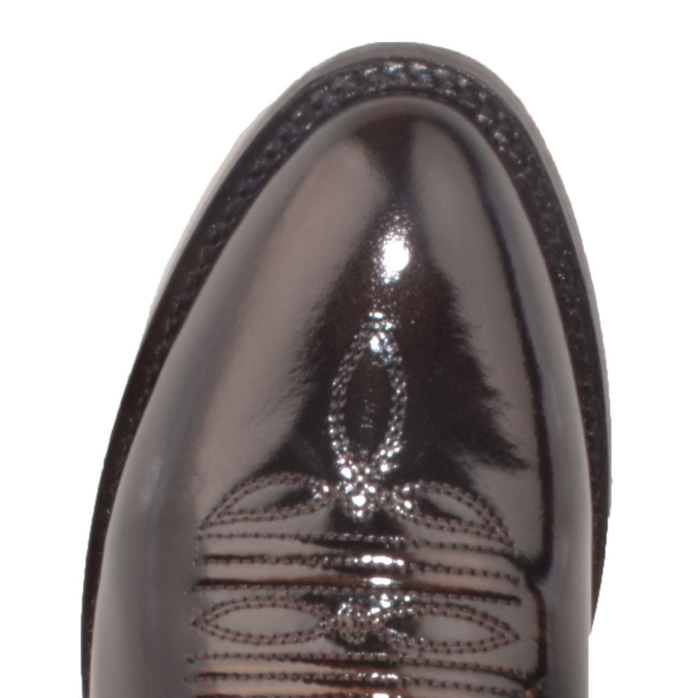 Botas de Cuero Vaqueras con Acabado Camaleon LAB-654207