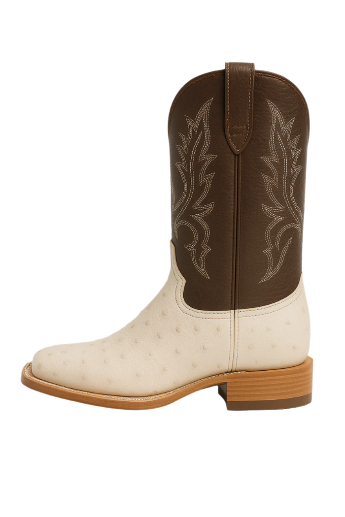 Botas de Avestruz Panza Suave Horma Ancha LAB-8279728