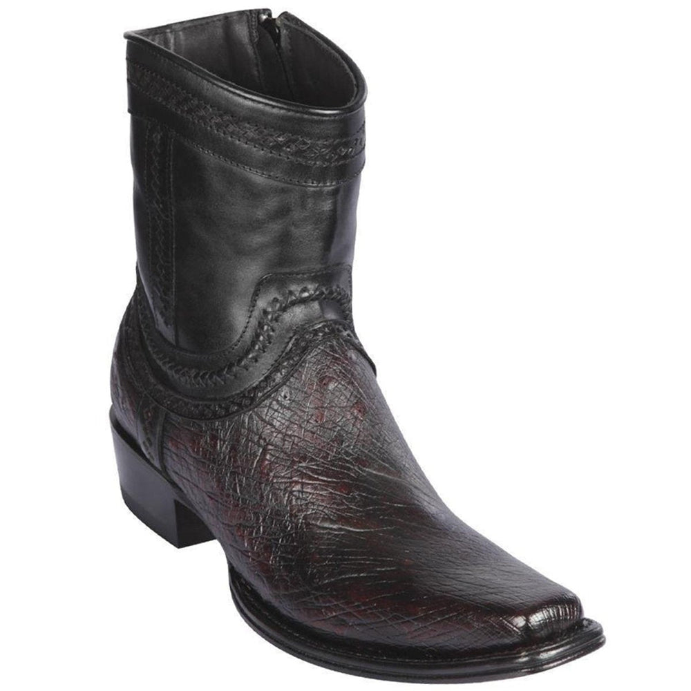 Botines de Panza de Avestruz Original Punta Europea LAB-76B9718