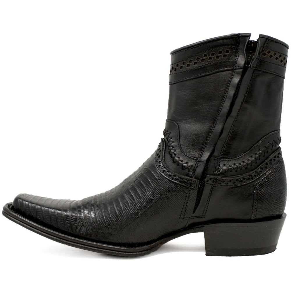 Botines de Armadillo Original Punta Europea Color Negro 76B0705