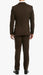 Bradford Cognac Slim Fit 3 Piece Tweed Suit Notch.