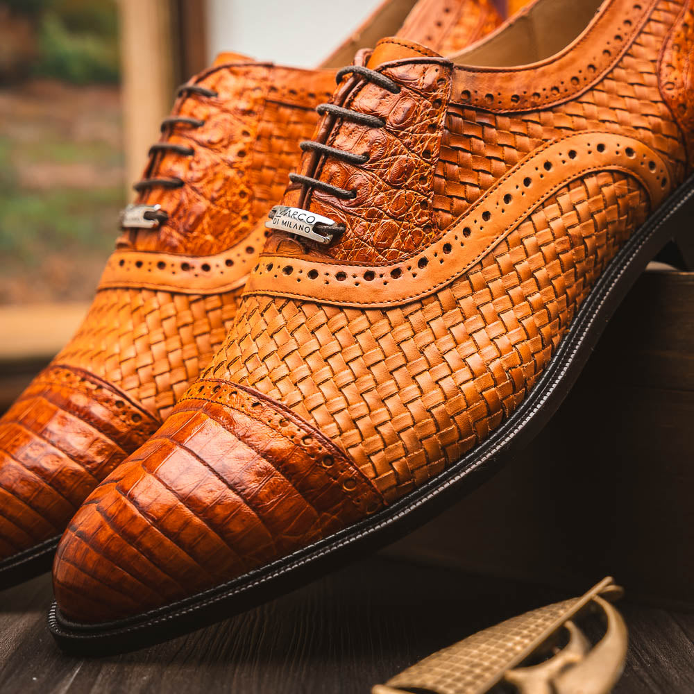 Marco_Di_Milano John Brandy: Luxury Leather Dress Shoes