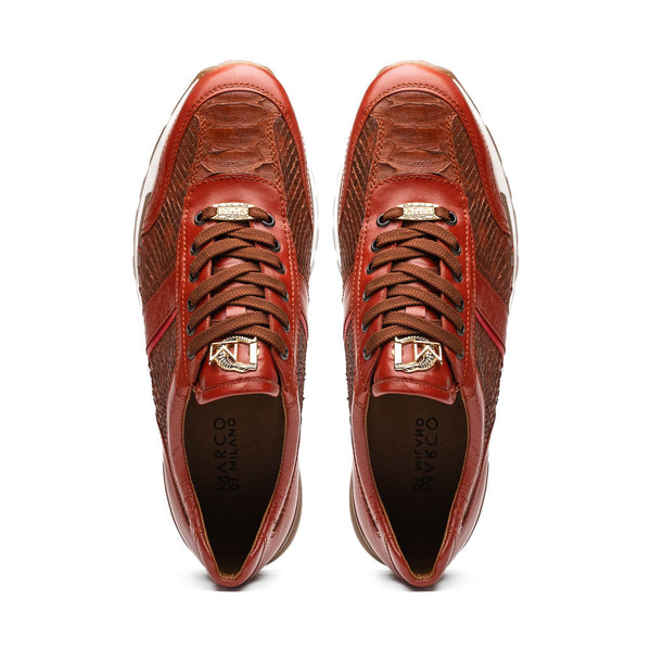 Marco Di Milano Brescia: Antique Cognac Leather Dress Shoe