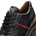 Marco Di Milano Brescia Python & Calfskin Sneakers Black