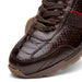 Marco Di Milano Brescia Python & Calfskin Sneakers Brown