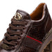 Marco Di Milano Brescia Python & Calfskin Sneakers Brown