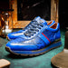 Marco Di Milano Brescia Electric Blue Leather Shoe