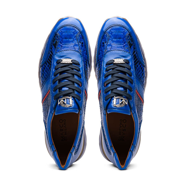 Marco Di Milano Brescia Electric Blue Leather Shoe