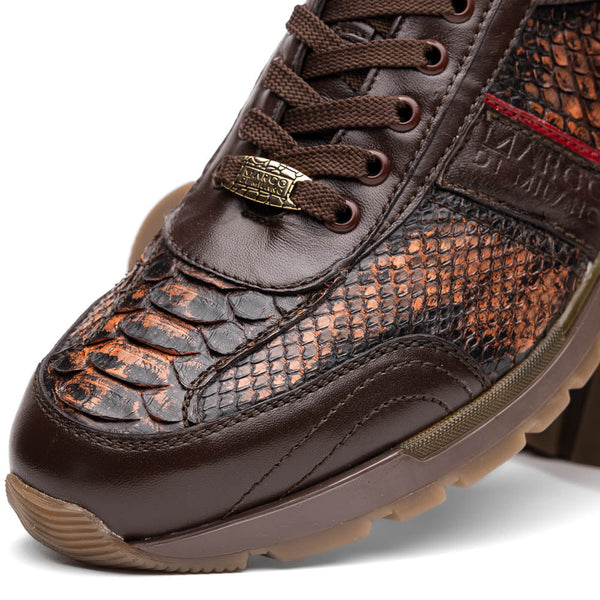 Marco Di Milano Brescia Cognac Washed Leather Shoes
