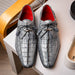 Marco Di Milano Cancun Gray Leather Loafer